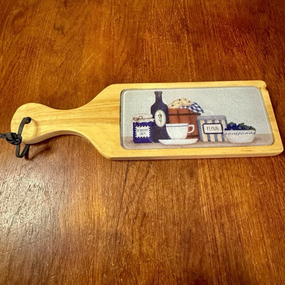 Vintage Farmhouse Kitchen Wooden Paddle Wall Decor Primitive Country 16”
